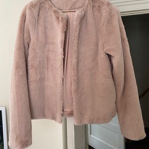 Faux fur jacket